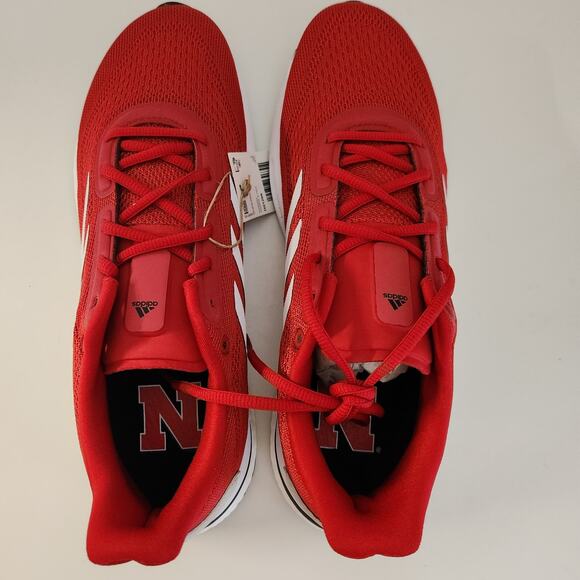 adidas Nebrasca Cornhuskers Supernova Shoes Men\'s, Red, Size 9.5 main image 7